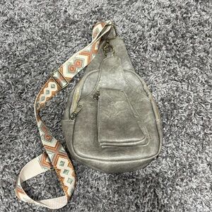 Sling bag in a sage green NWOT